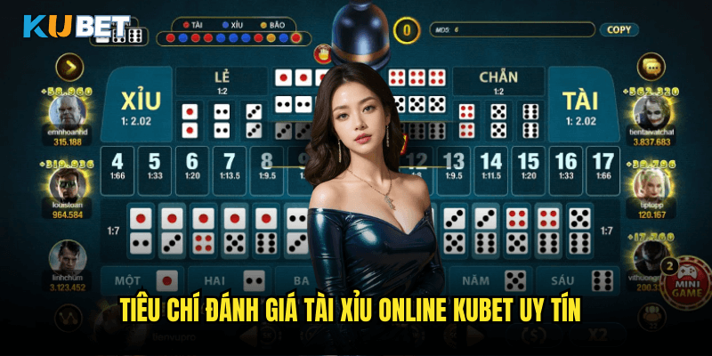 Tiêu Chí Đánh Giá Tài Xỉu Online Kubet Uy Tín